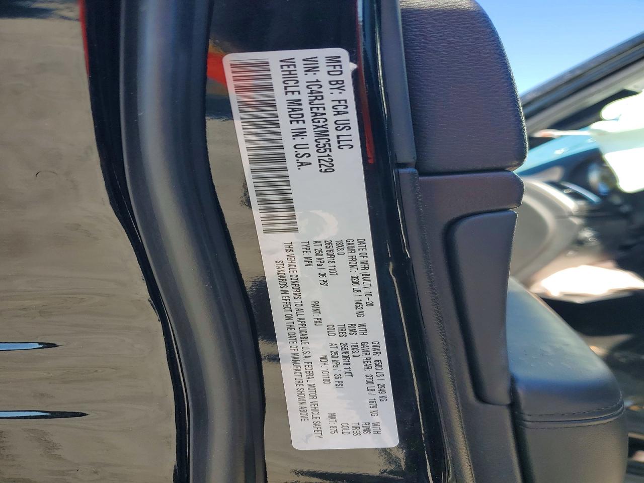 2021 JEEP CHEROKEE