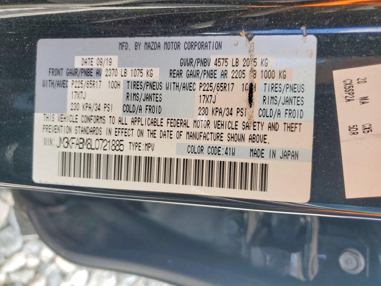 2020 MAZDA CX-5
