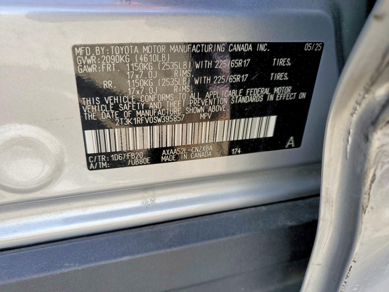 2025 TOYOTA RAV4
