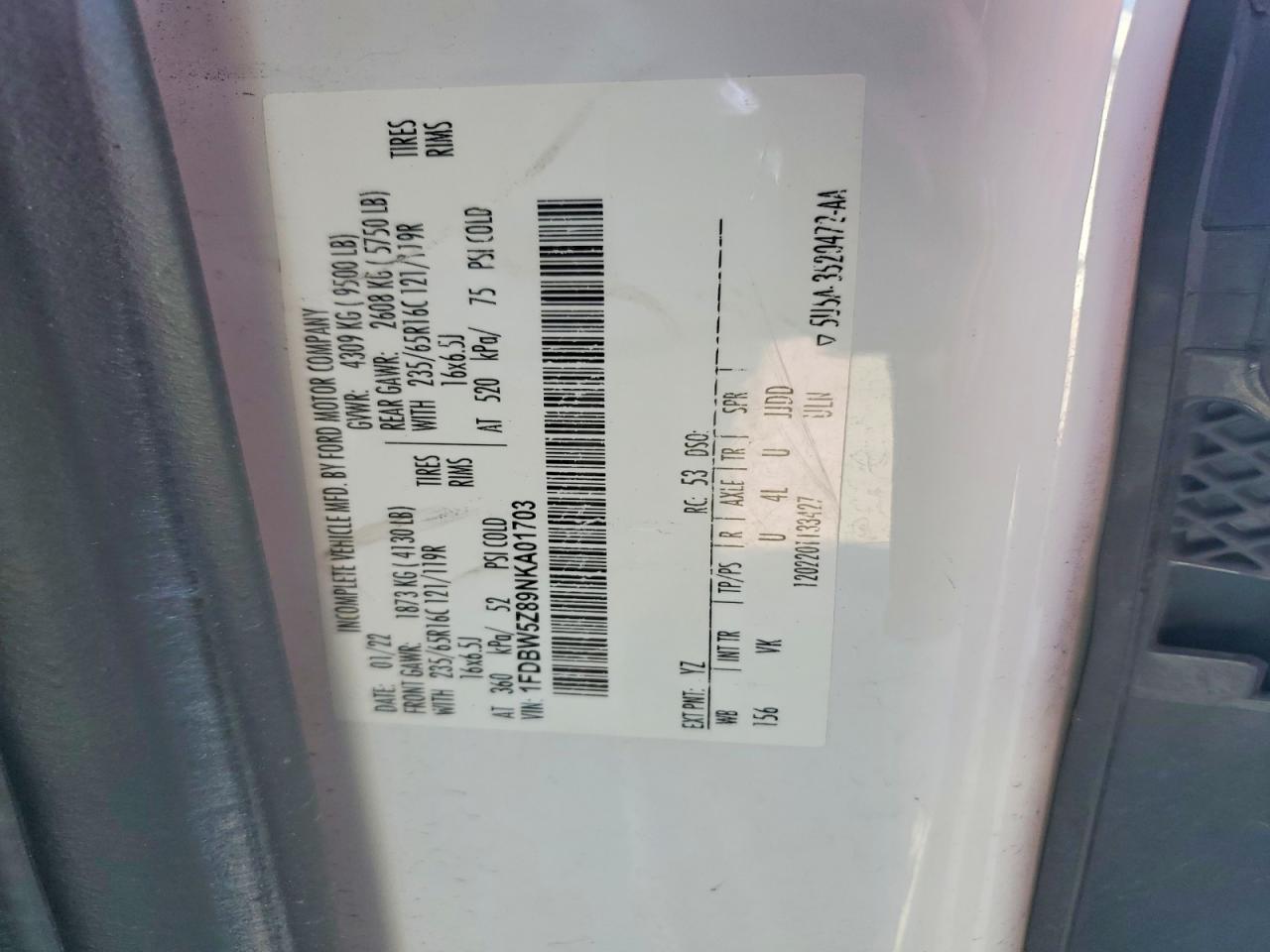 2022 FORD TRANSIT