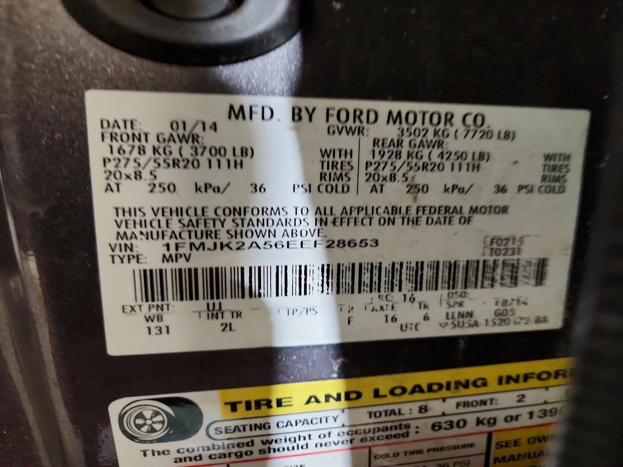 2014 FORD EXPEDITION