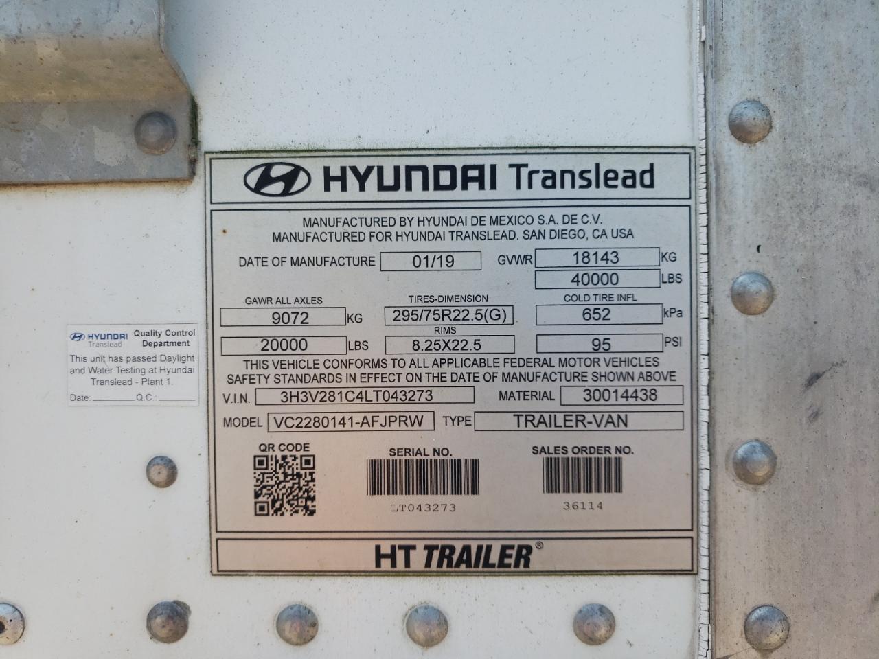 2020 HYUNDAI ALL OTHER