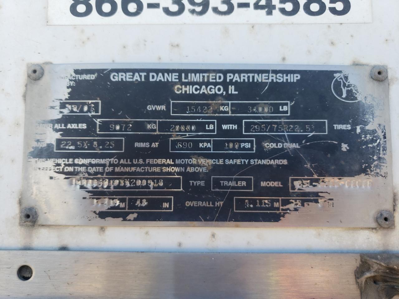 2008 GREAT DANE ALL Models