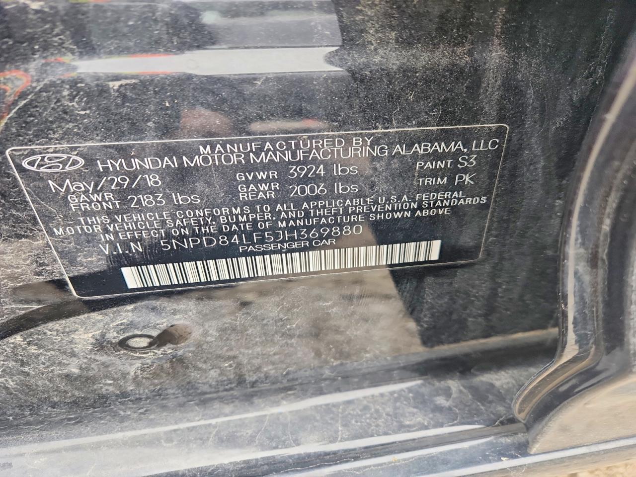 2018 HYUNDAI ELANTRA