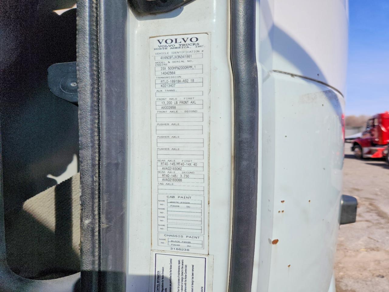 2003 VOLVO VN