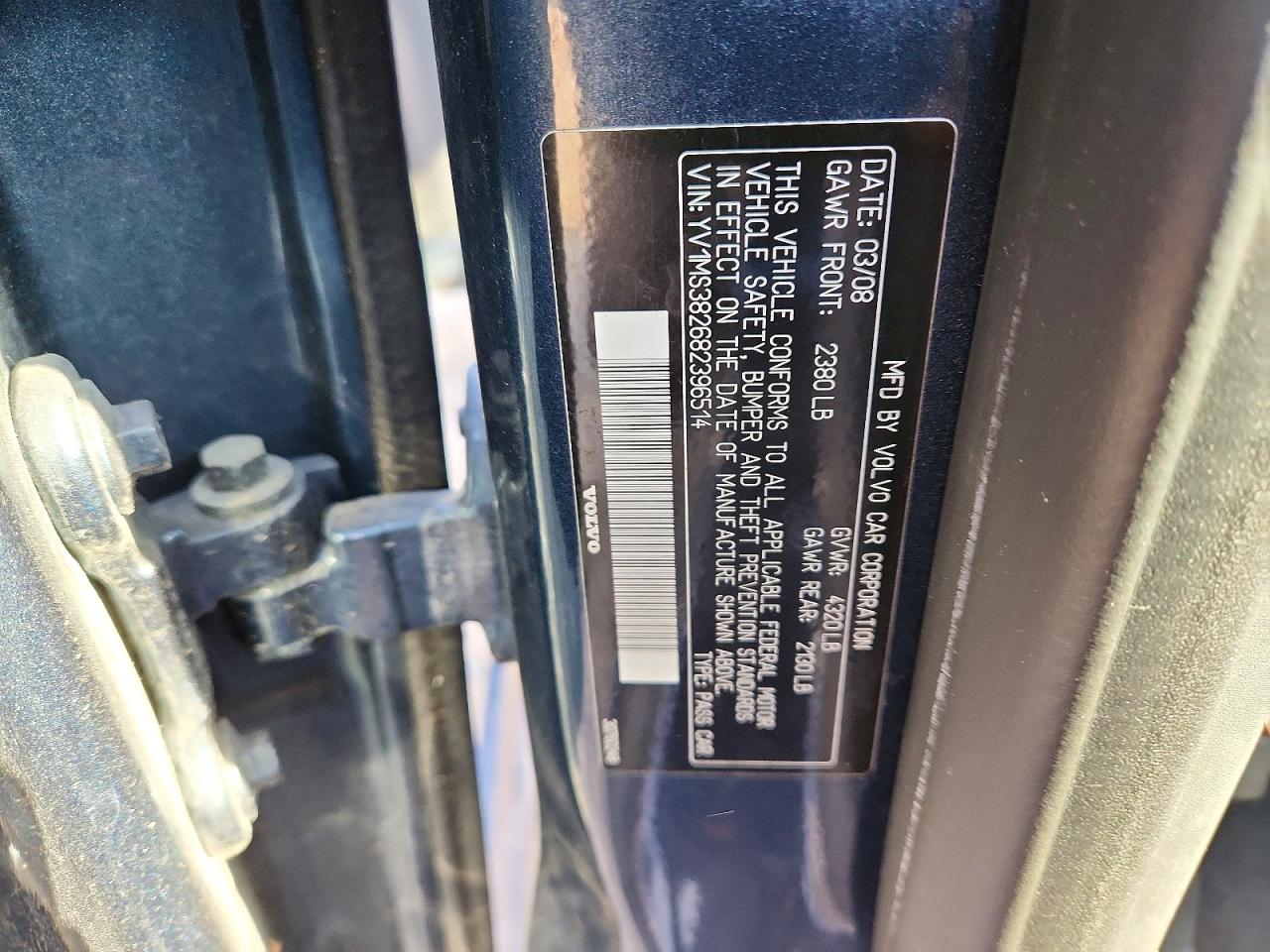 2008 VOLV S40