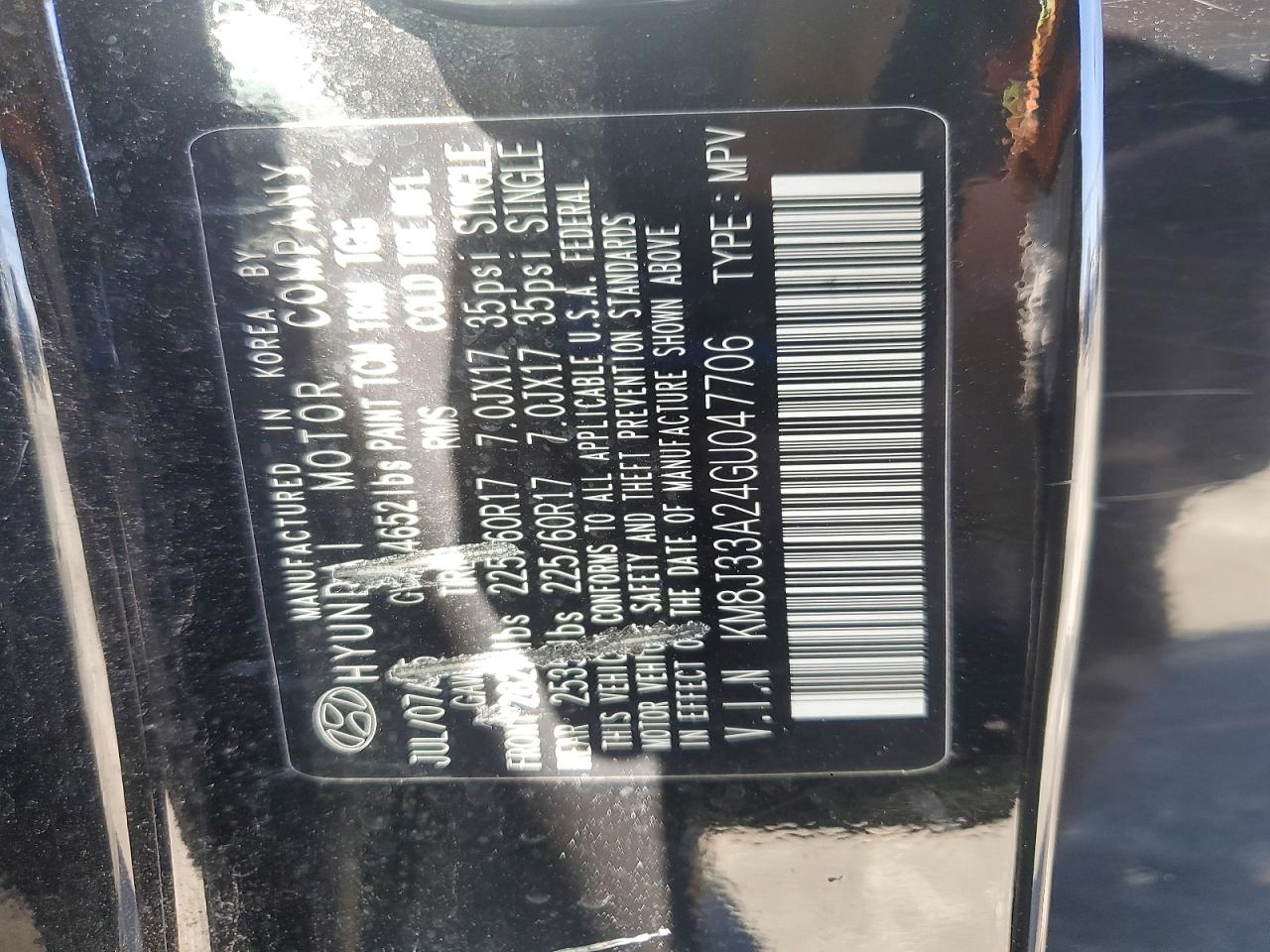 2016 HYUNDAI TUCSON