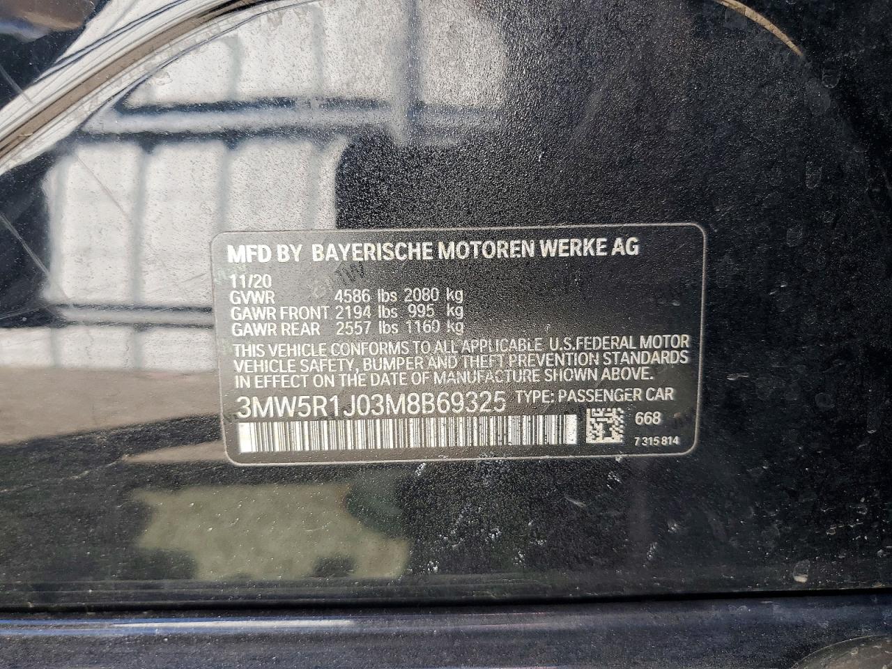 2021 BMW 3 SERIES