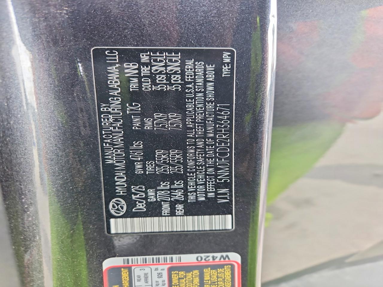2024 HYUNDAI TUCSON