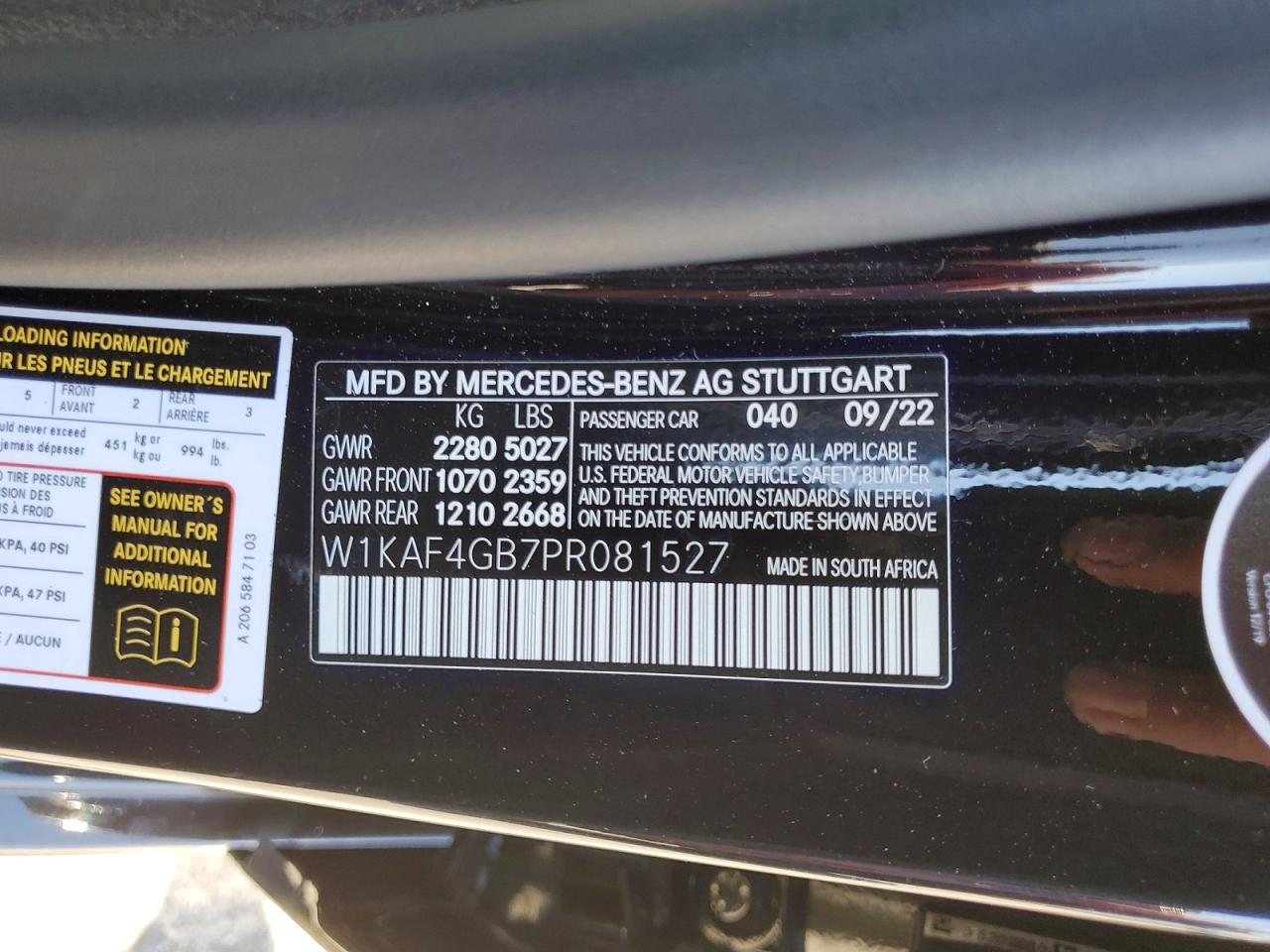 2023 MERCEDES-BENZ C-CLASS