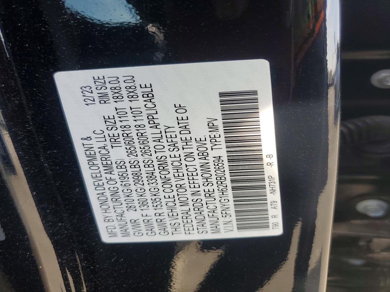 2024 HONDA PILOT