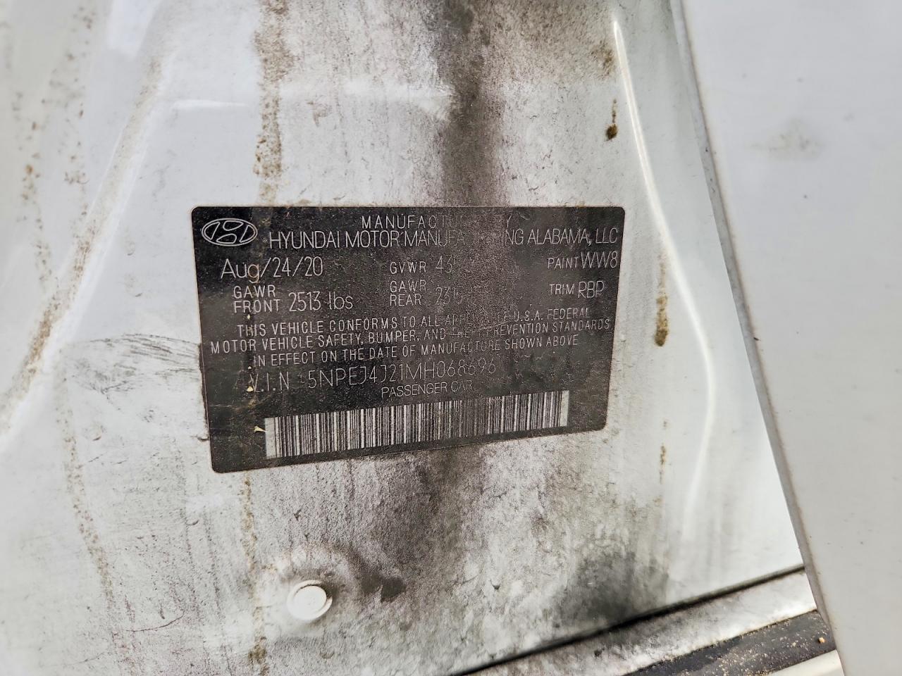2021 HYUNDAI SONATA