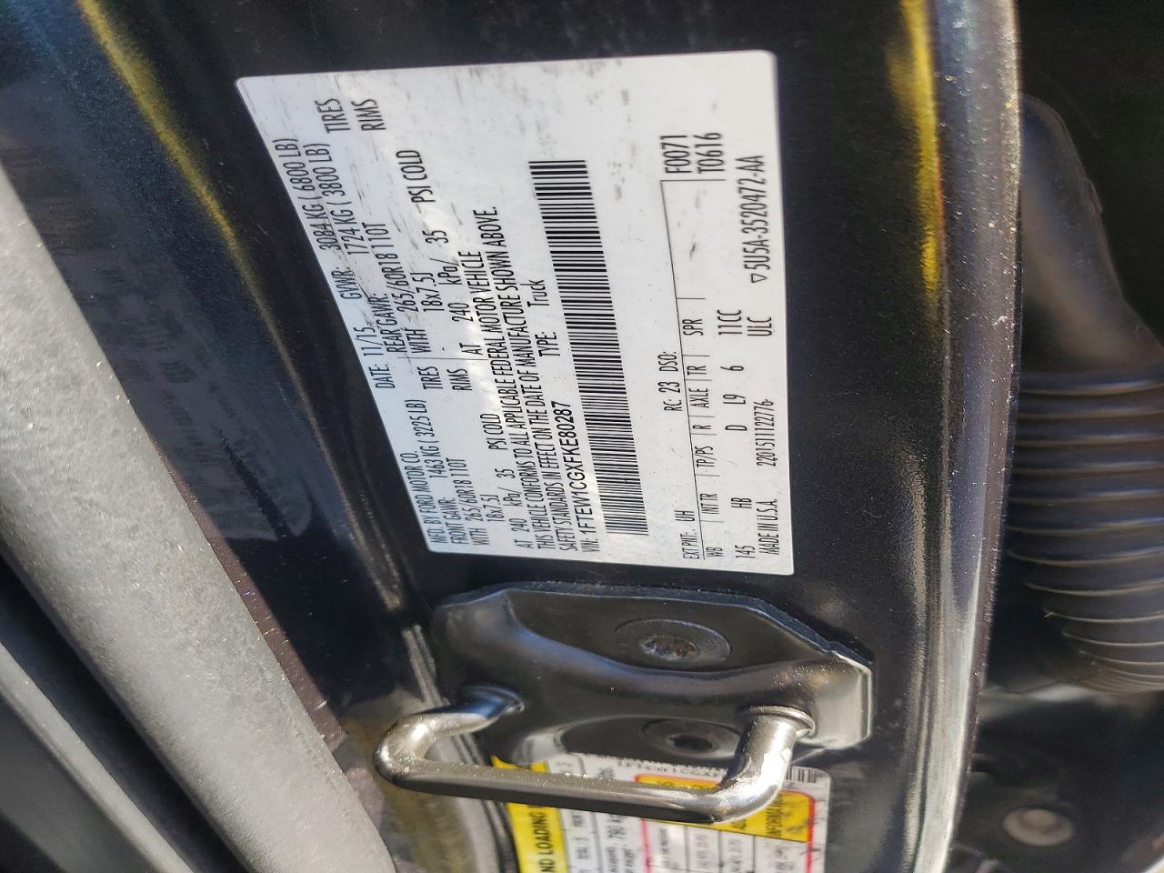 2015 FORD F150