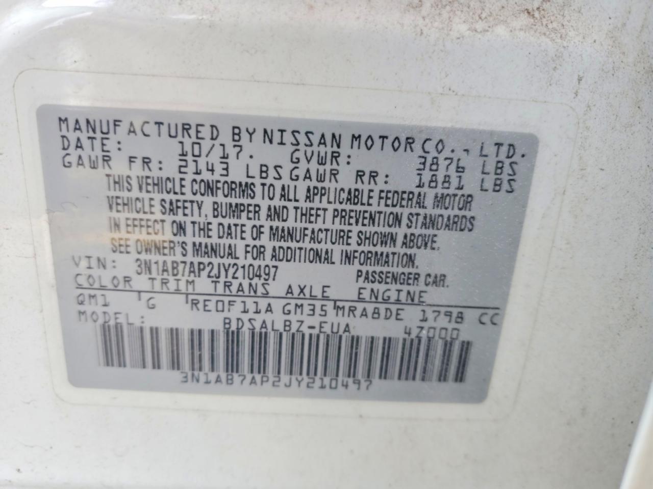2018 NISSAN SENTRA