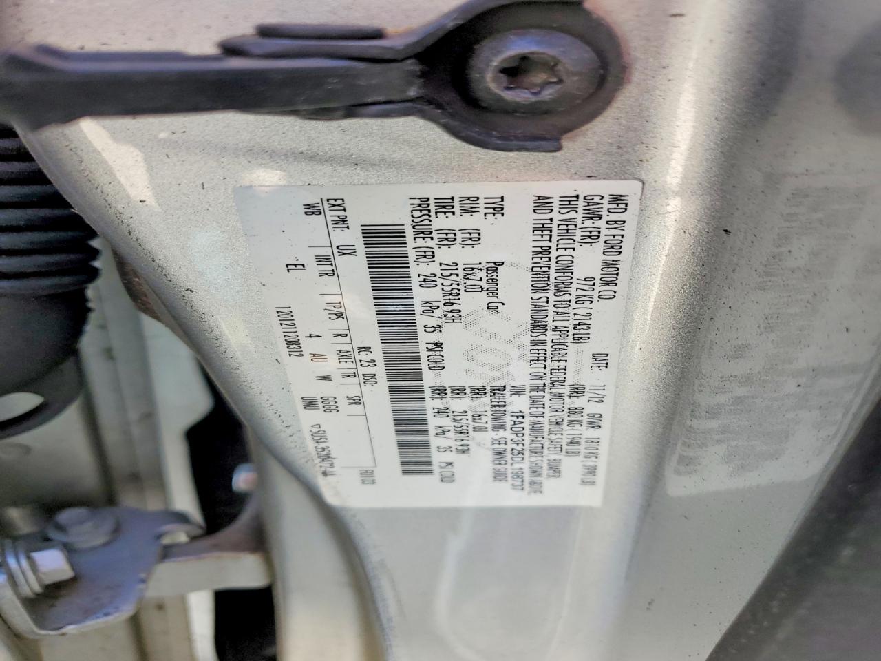2013 FORD FOCUS