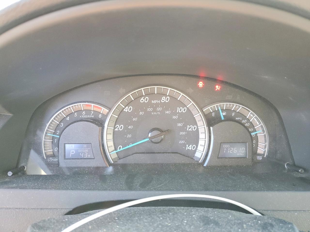 2012 TOYOTA CAMRY