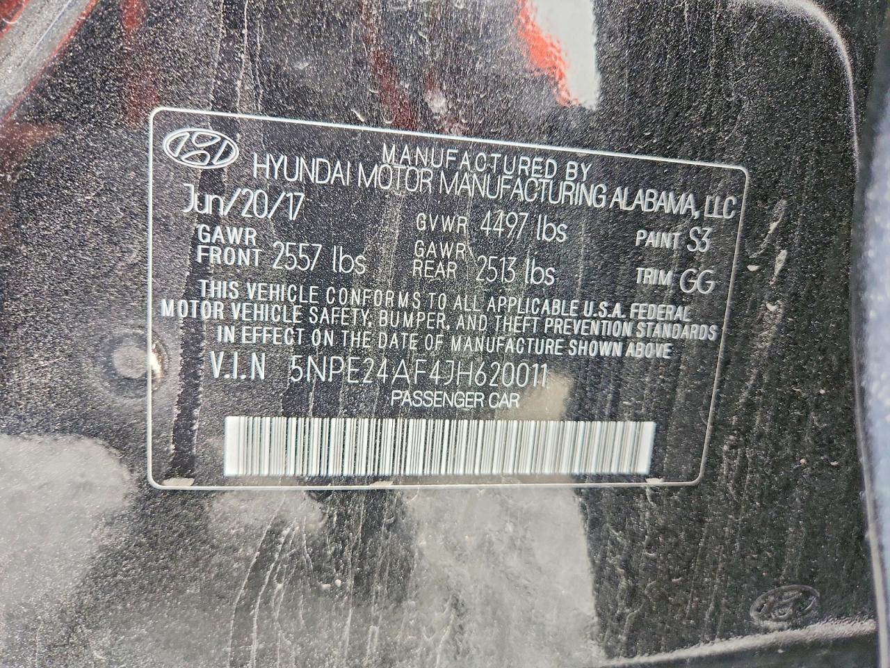 2018 HYUNDAI SONATA