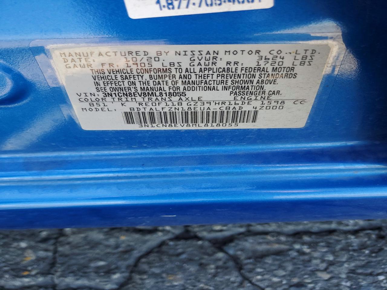2021 NISSAN VERSA