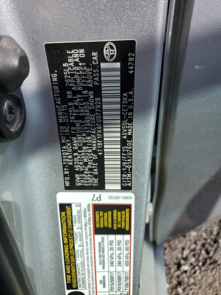 2015 TOYOTA CAMRY
