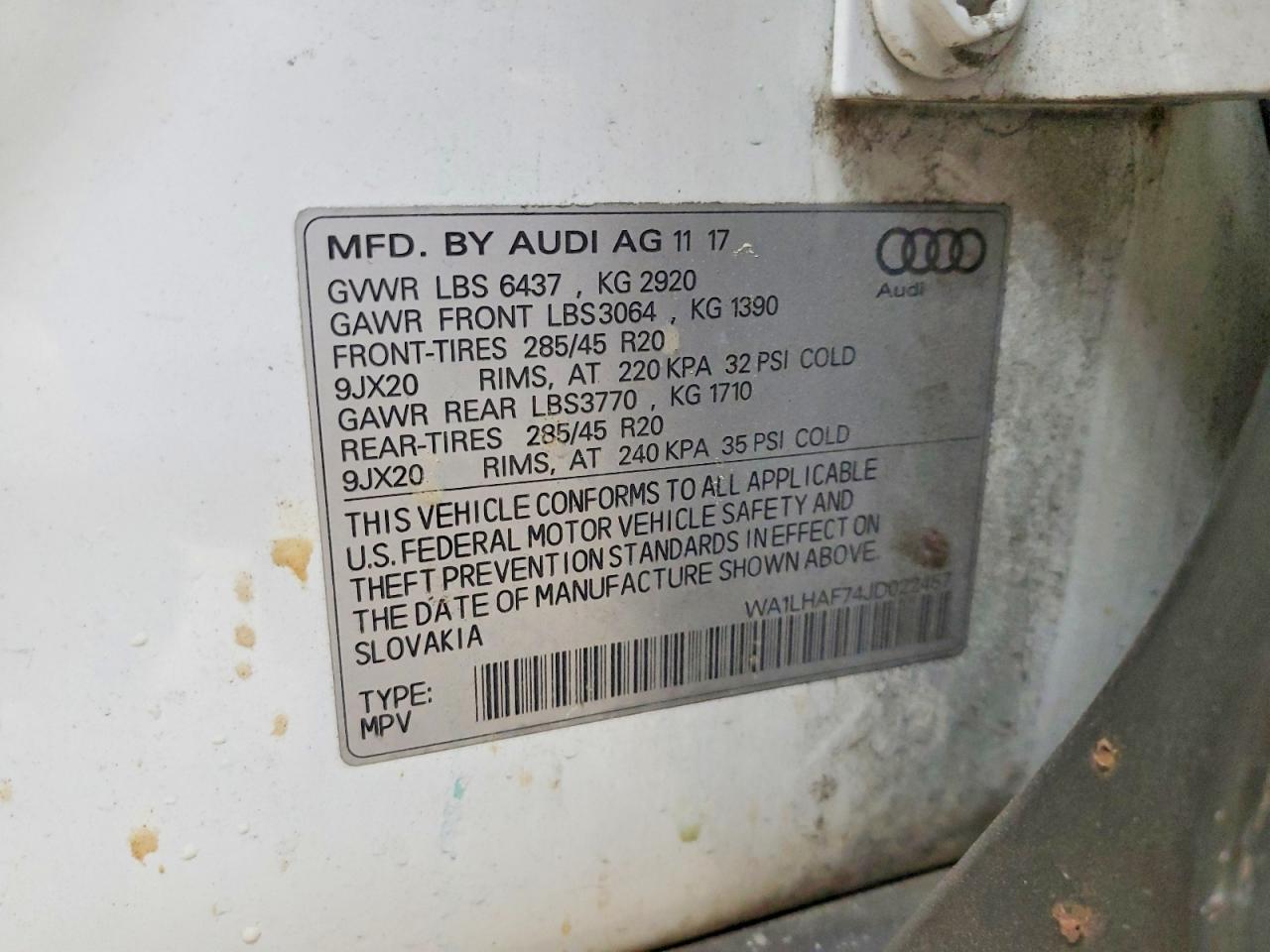 2018 AUDI Q7