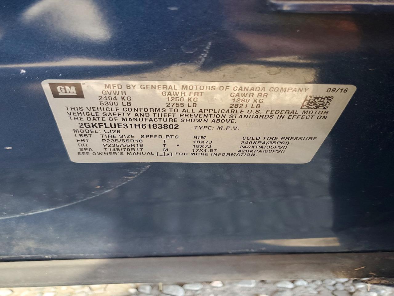 2017 GMC TERRAIN