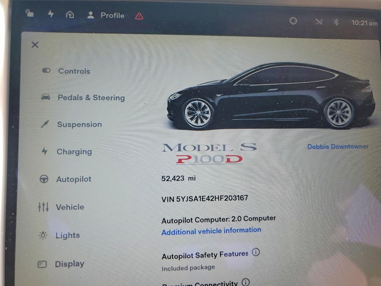 2017 TESLA MODEL S