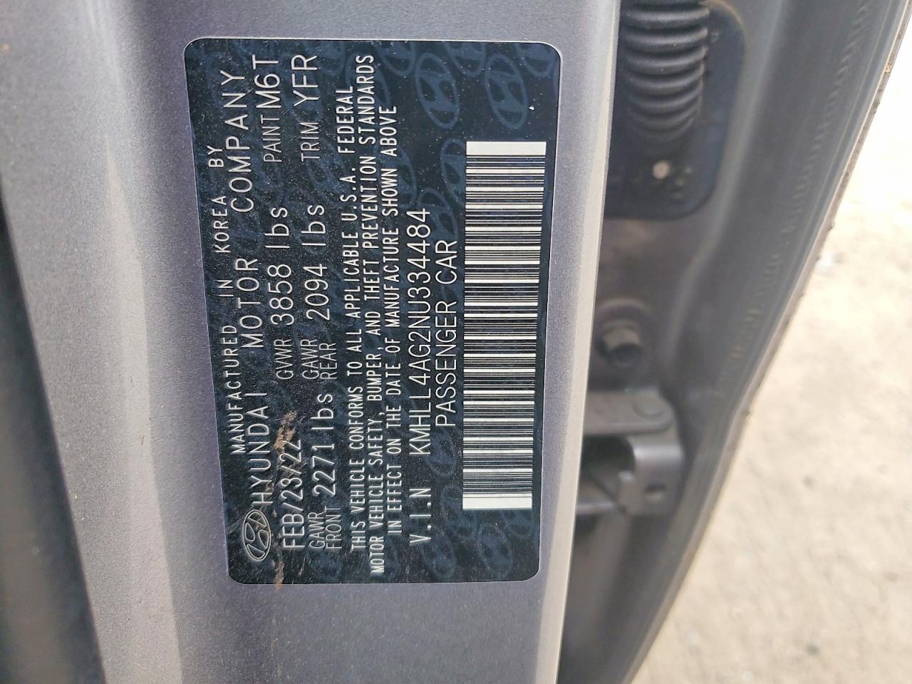 2022 HYUNDAI ELANTRA