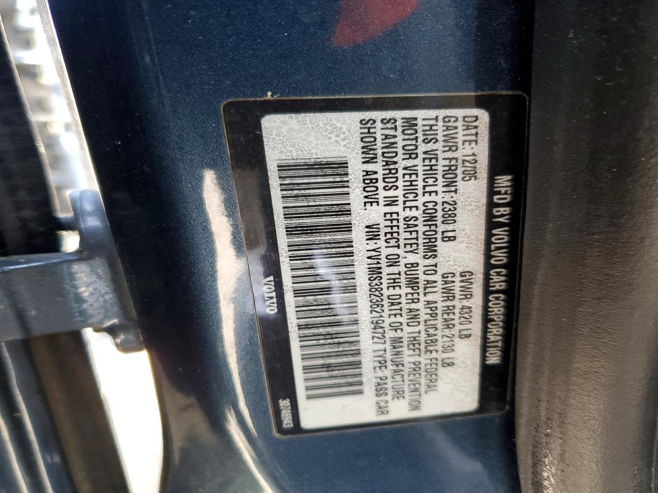 2006 VOLV S40
