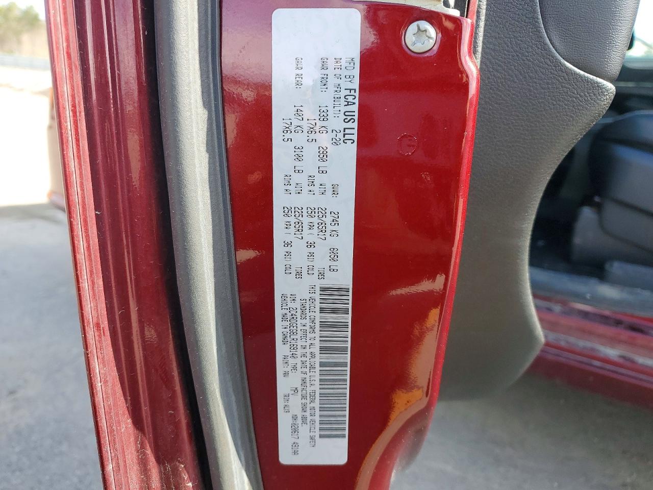 2020 DODGE CARAVAN