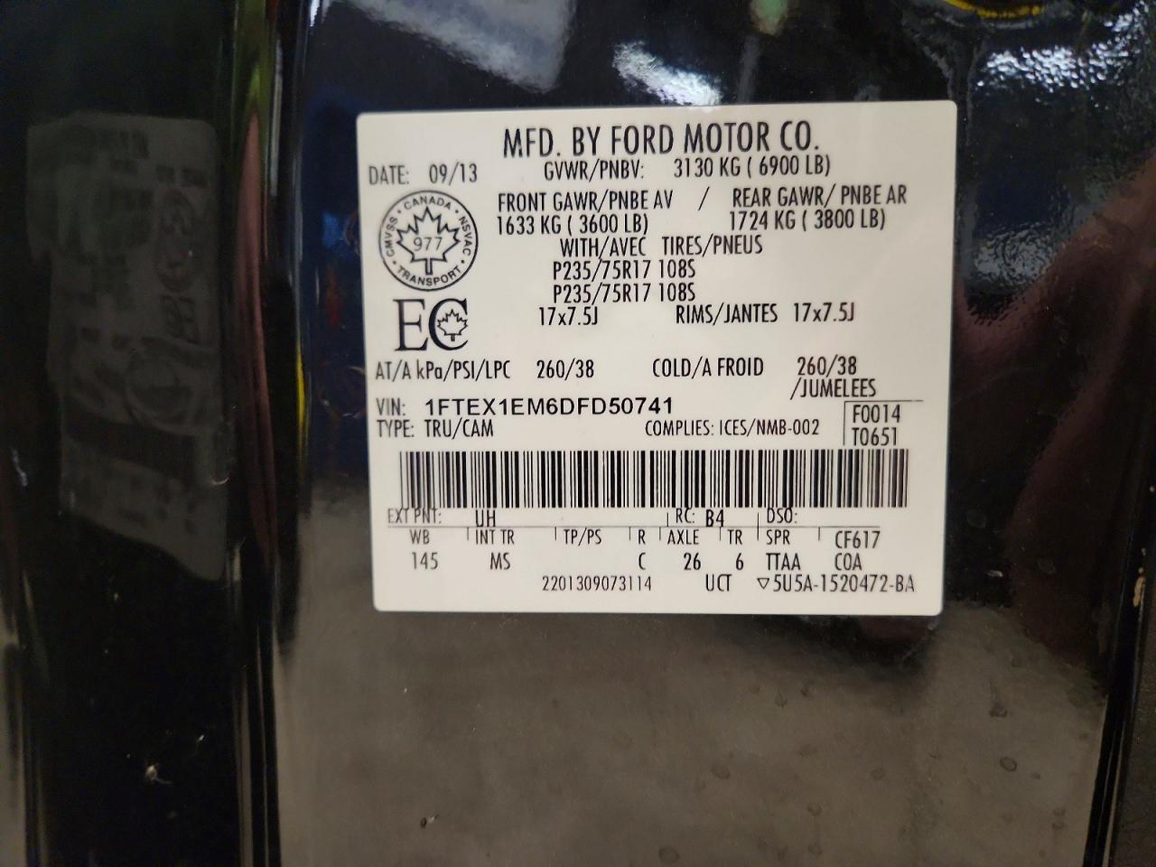2013 FORD F150