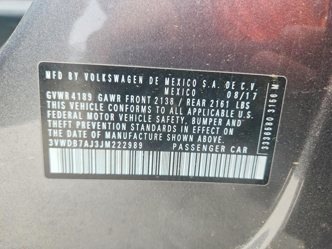 2018 VOLKSWAGEN JETTA