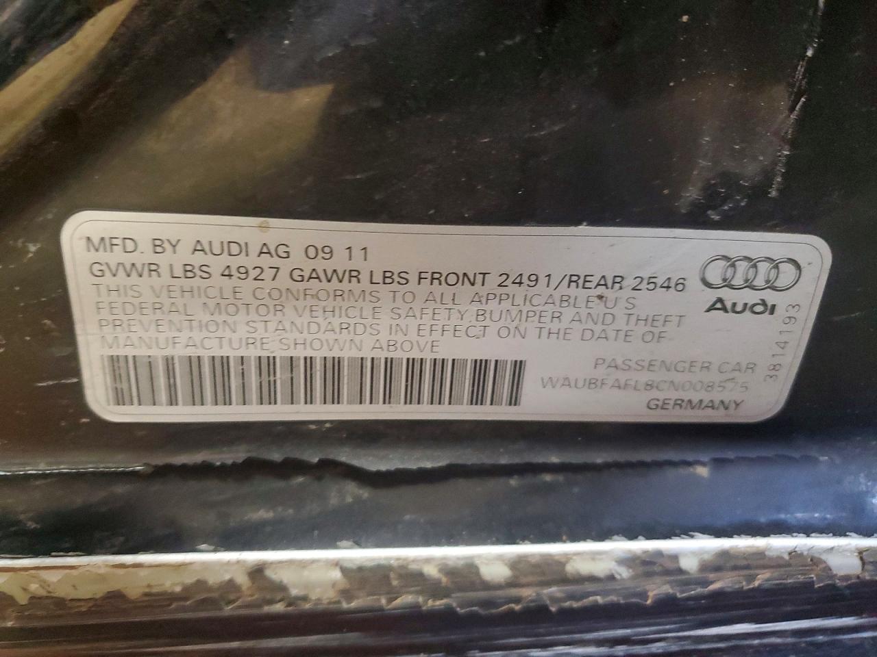 2012 AUDI A4