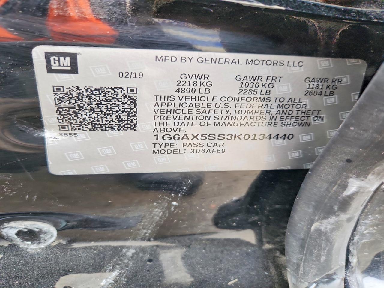 2019 CADILLAC CTS