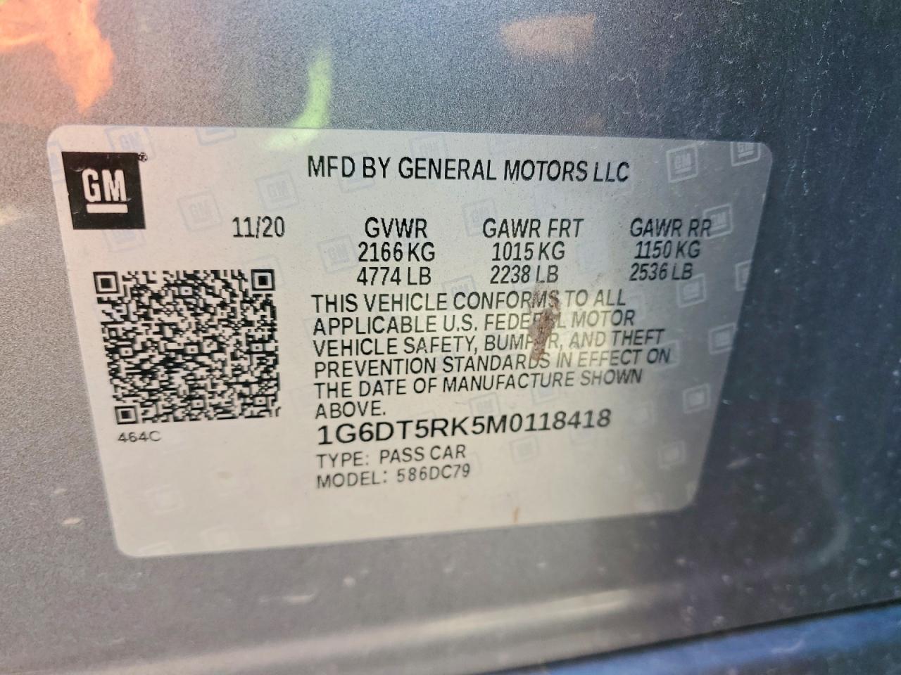 2021 CADILLAC CT5