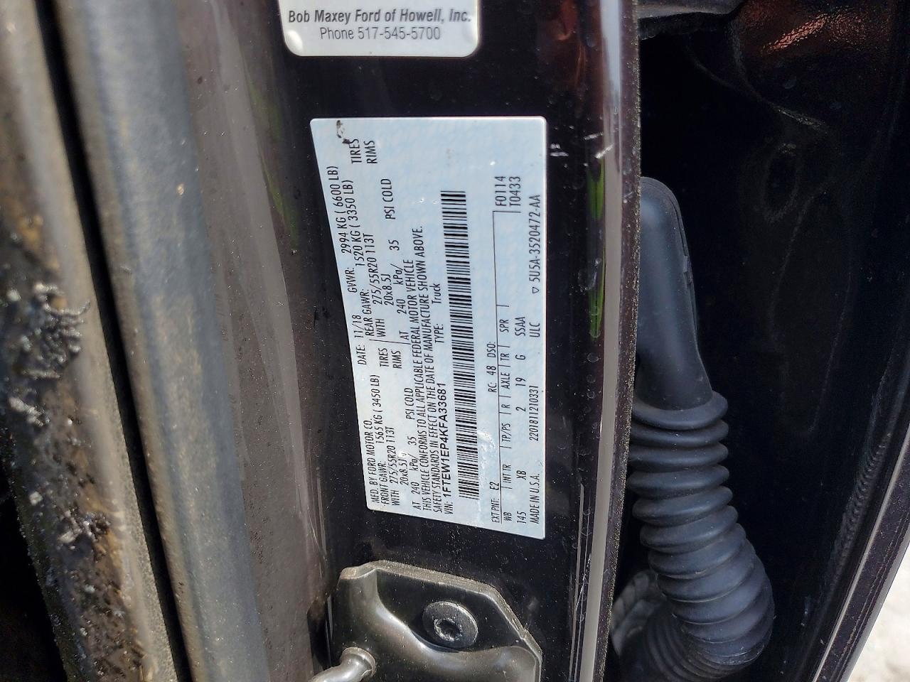 2019 FORD F150