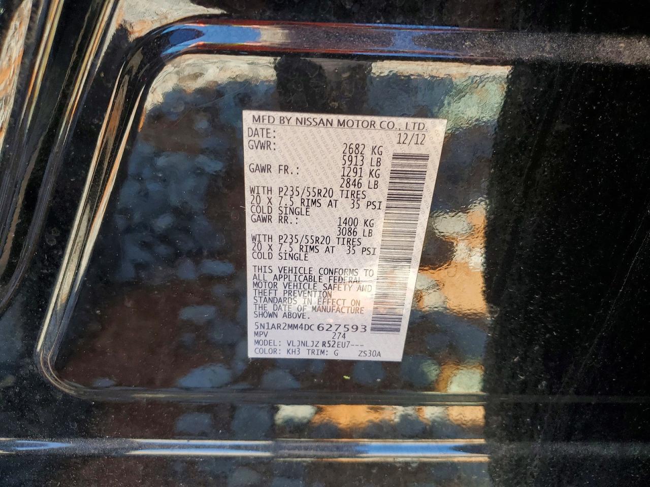 2013 NISSAN PATHFINDER