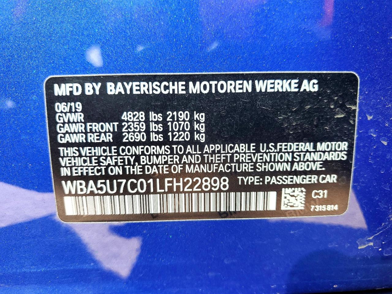 2020 BMW M3