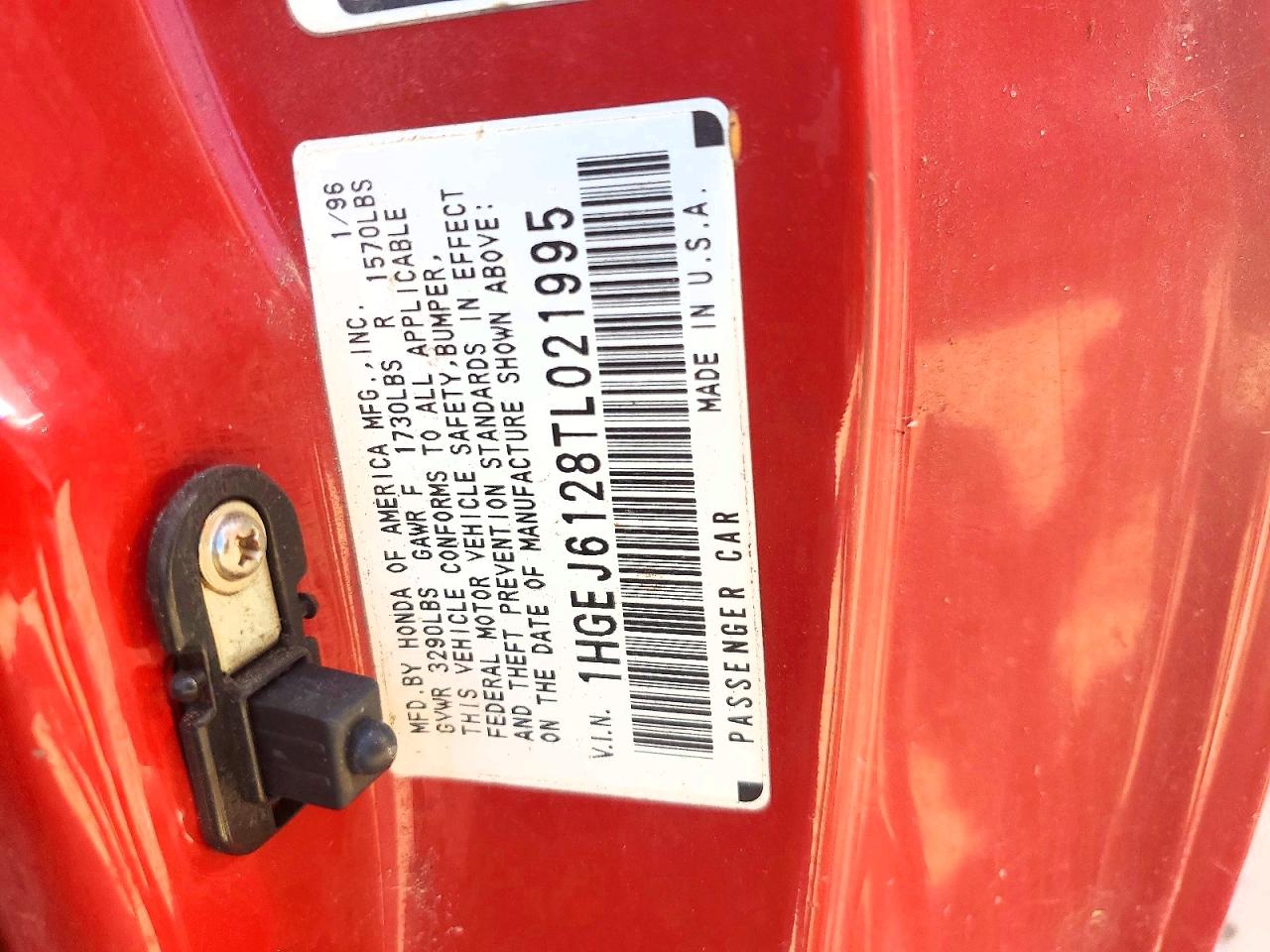 1996 HONDA CIVIC
