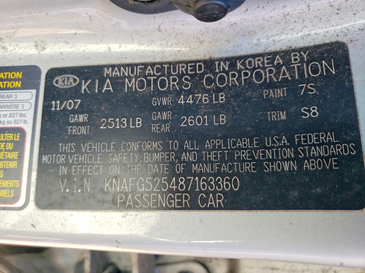 2008 KIA RONDO
