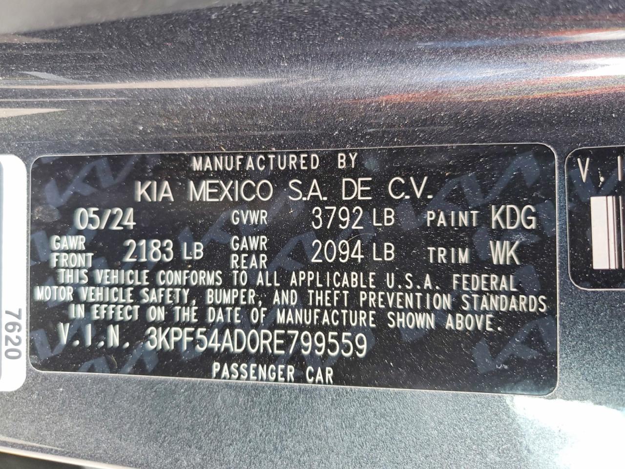 2024 KIA FORTE