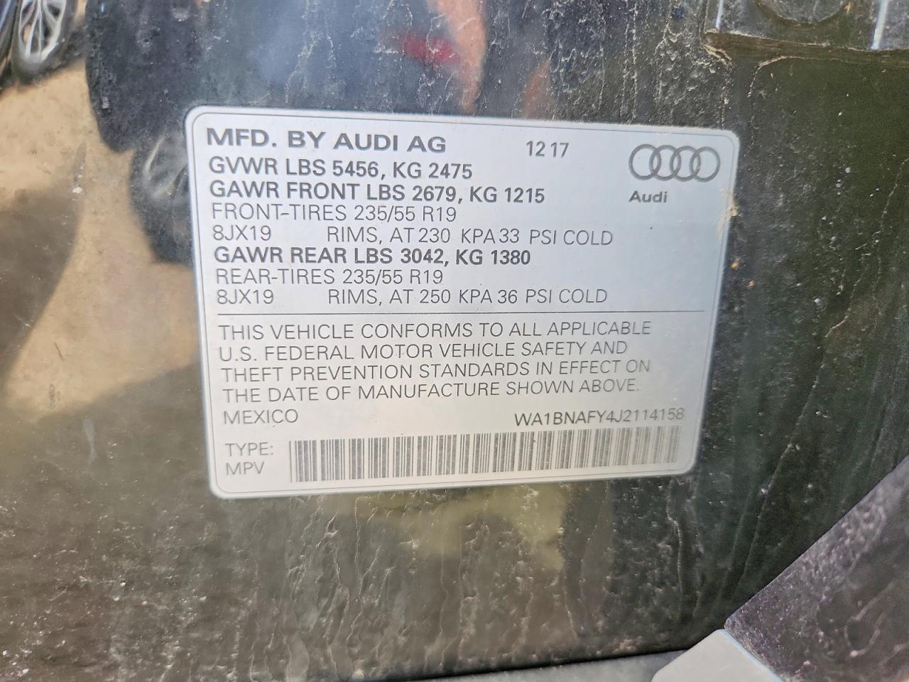 2018 AUDI Q5