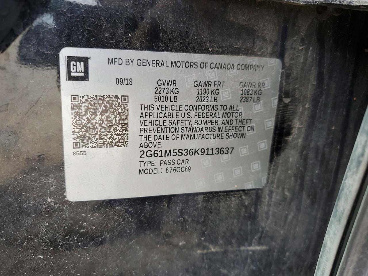 2019 CADILLAC XTS