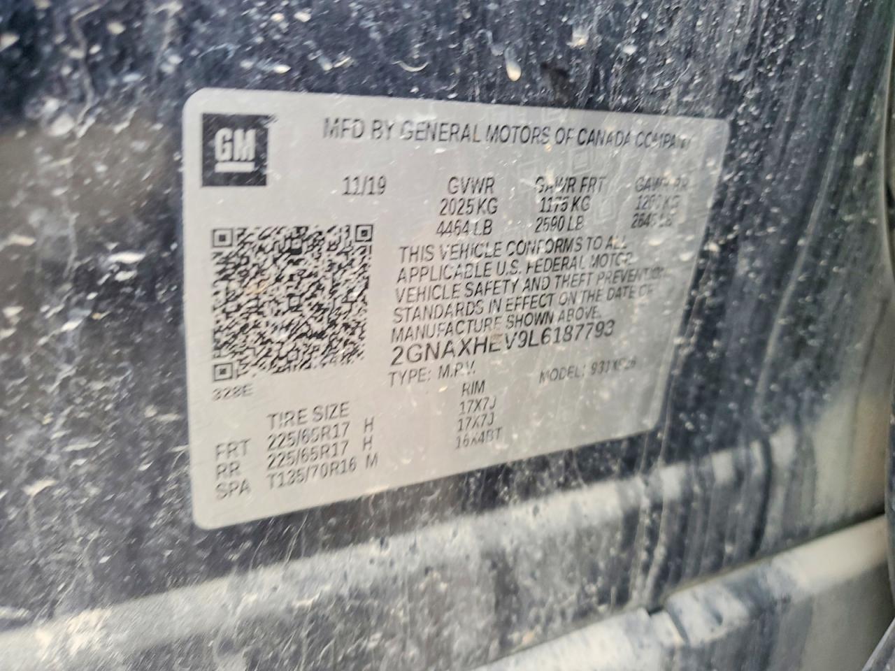 2020 CHEVROLET EQUINOX