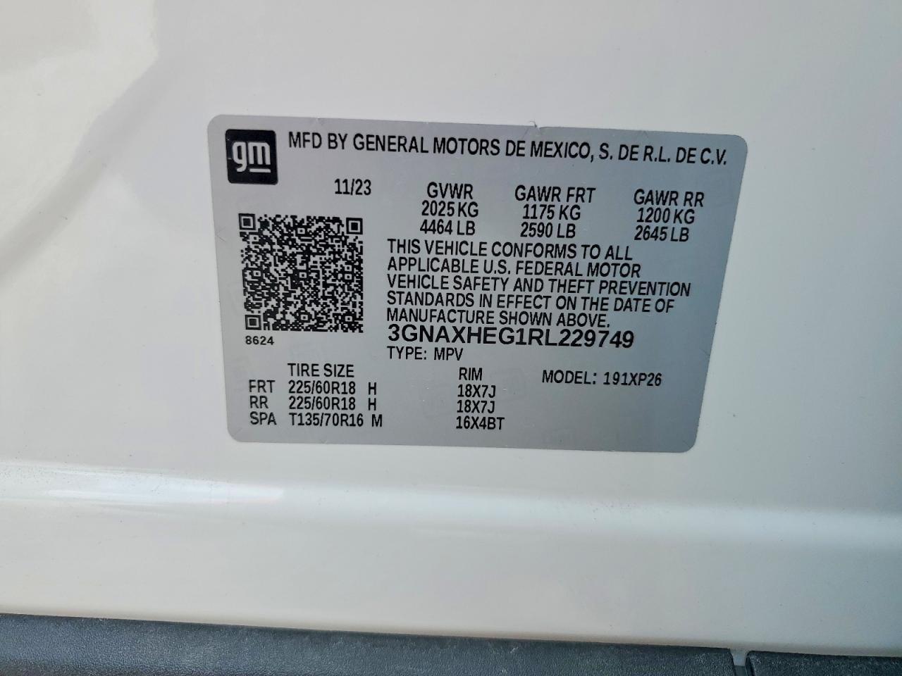 2024 CHEVROLET EQUINOX