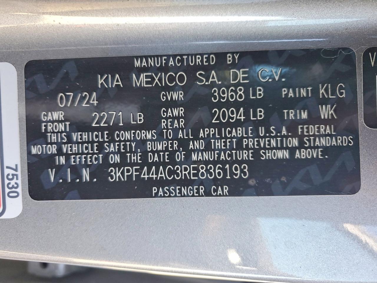 2024 KIA FORTE