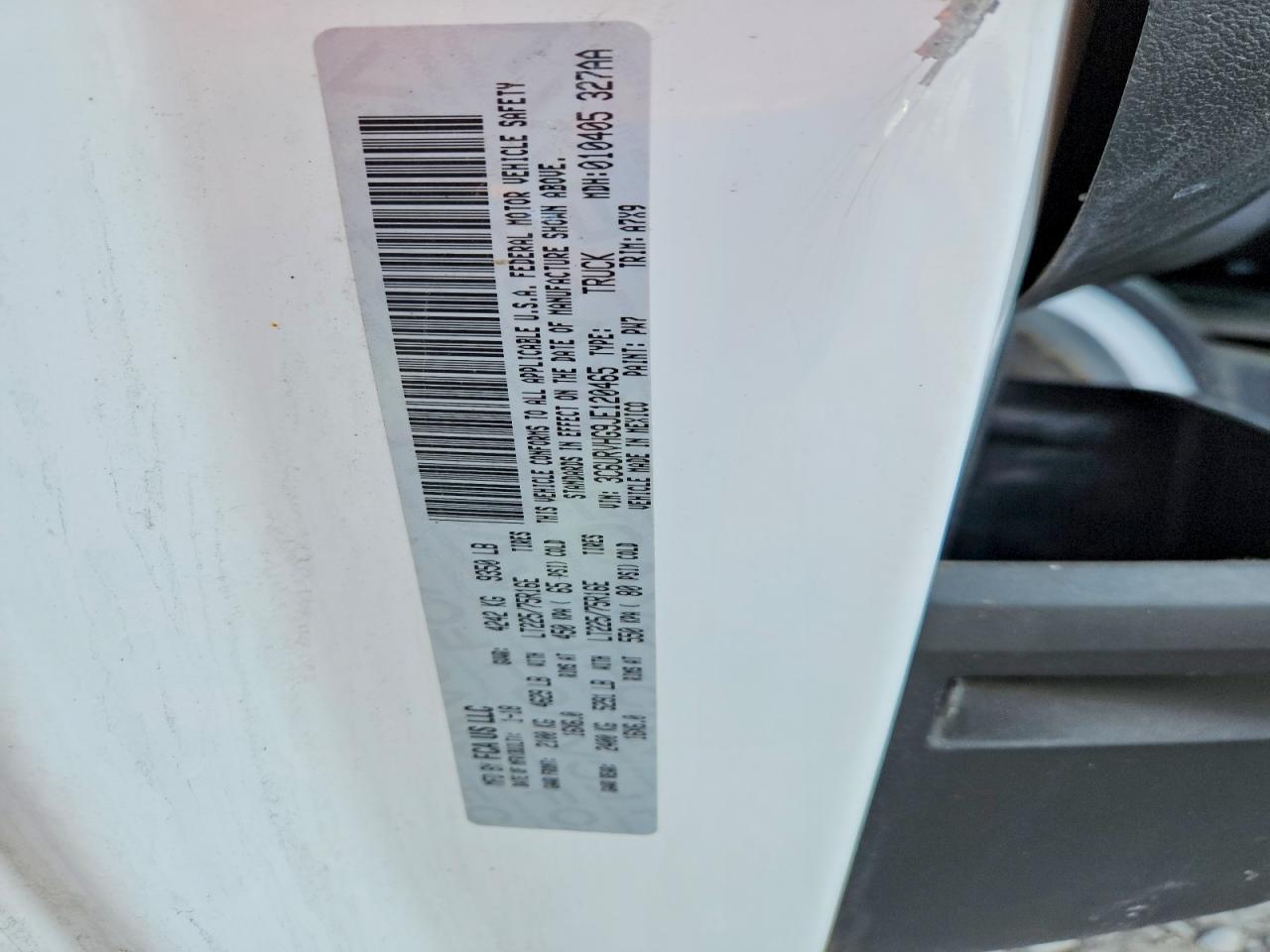 2018 RAM PROMASTER