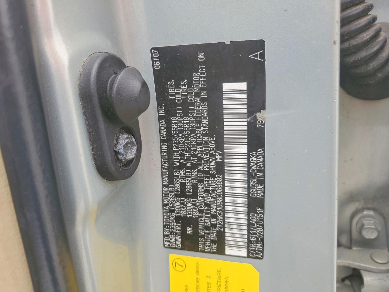 2008 LEXUS RX350