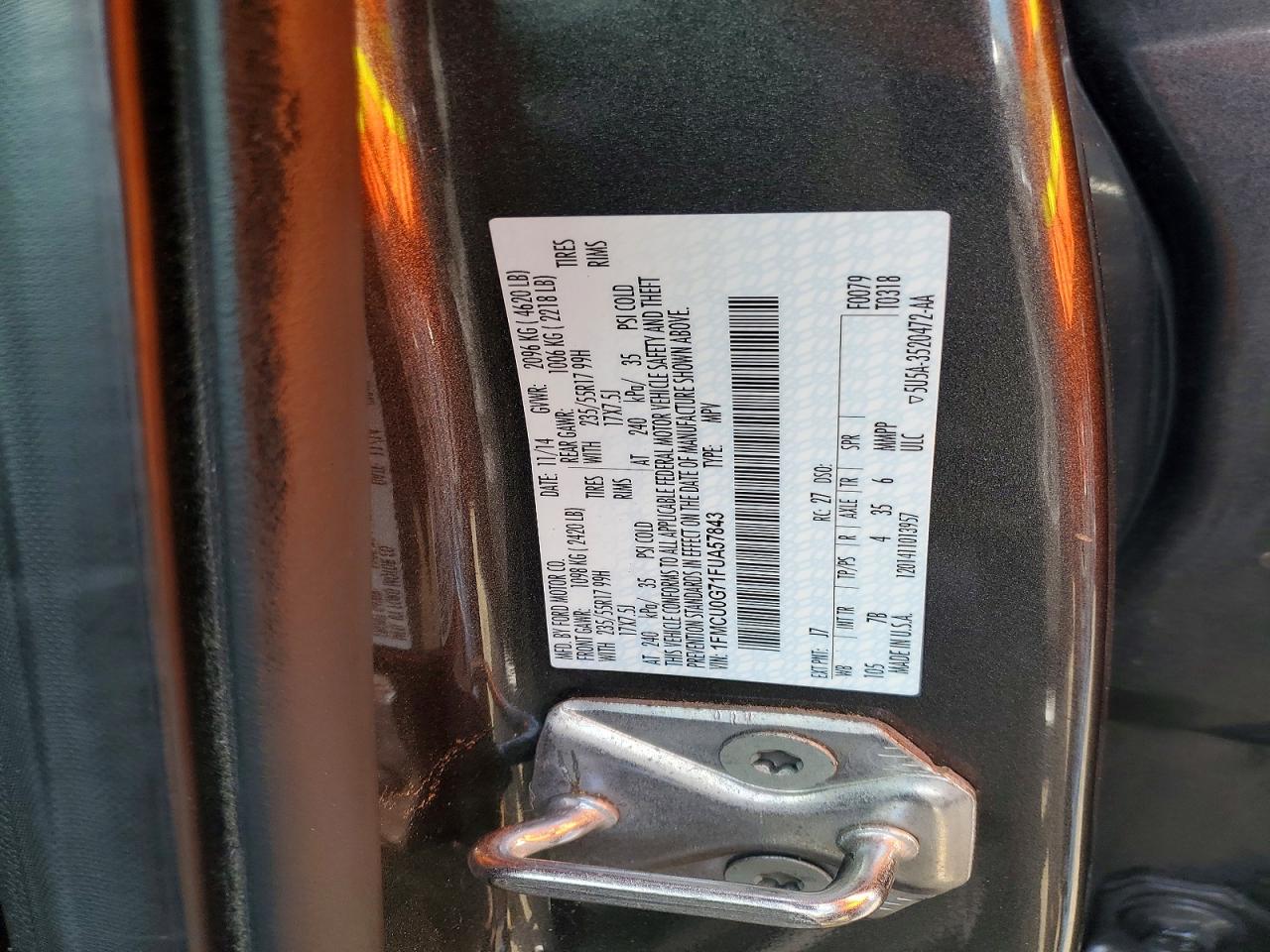 2015 FORD ESCAPE