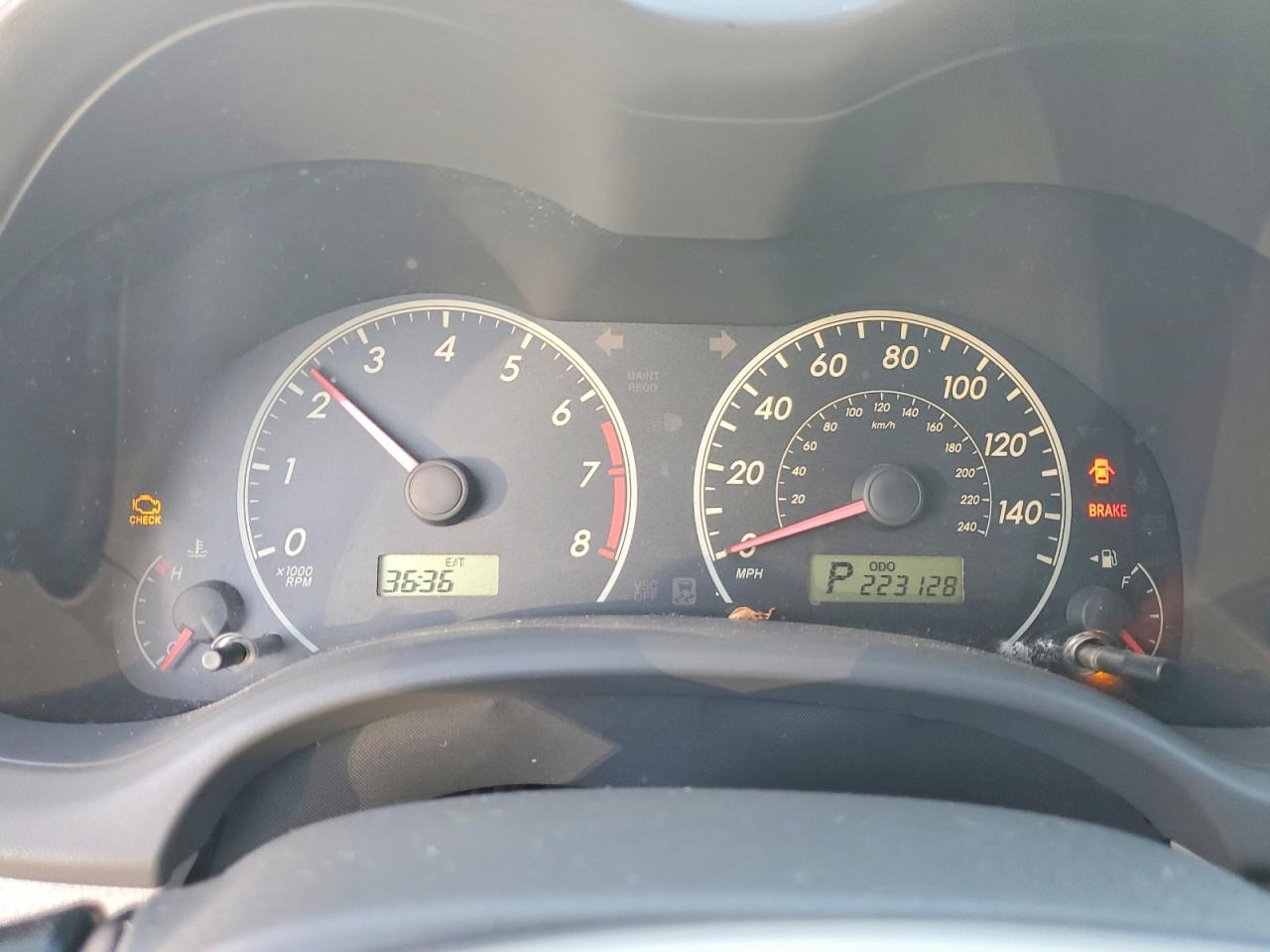 2009 TOYOTA COROLLA