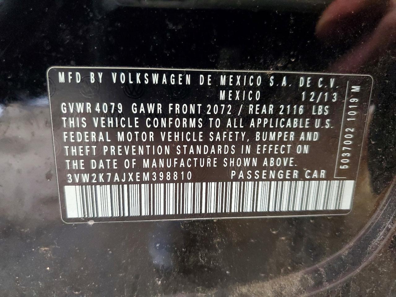 2014 VOLKSWAGEN JETTA